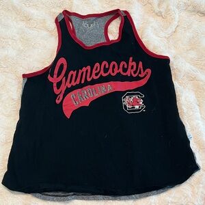 Black and Red Women's Tank Top